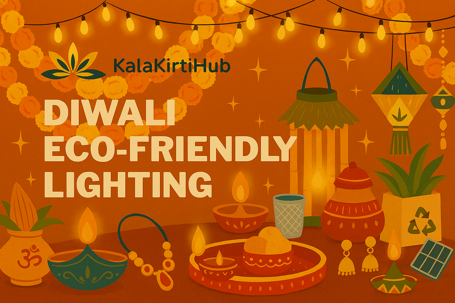 Diwali: Eco-Friendly Lighting & Decor Solutions