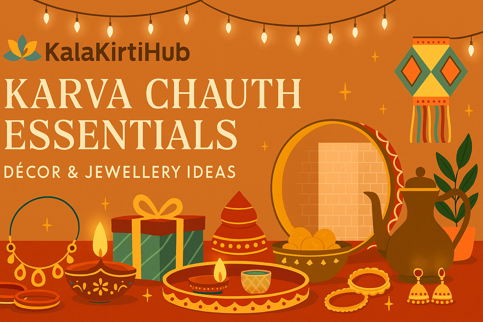 Karva Chauth Essentials: Decor & Jewellery Ideas