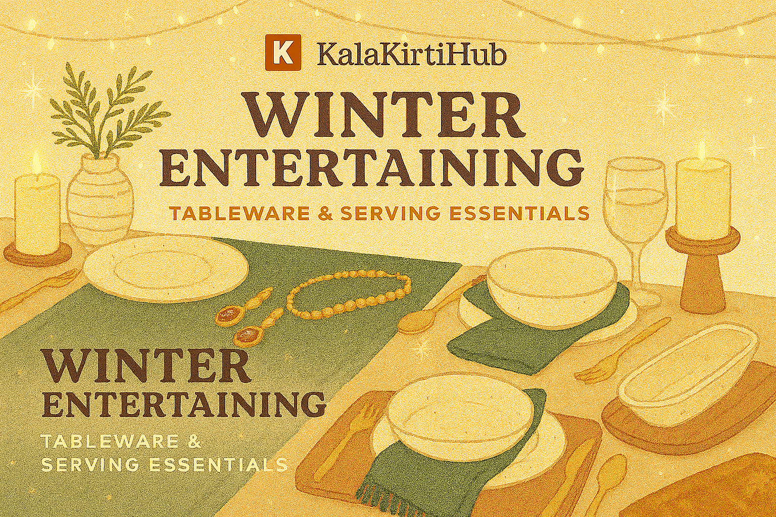 Winter Entertaining: Tableware & Serving Essentials
