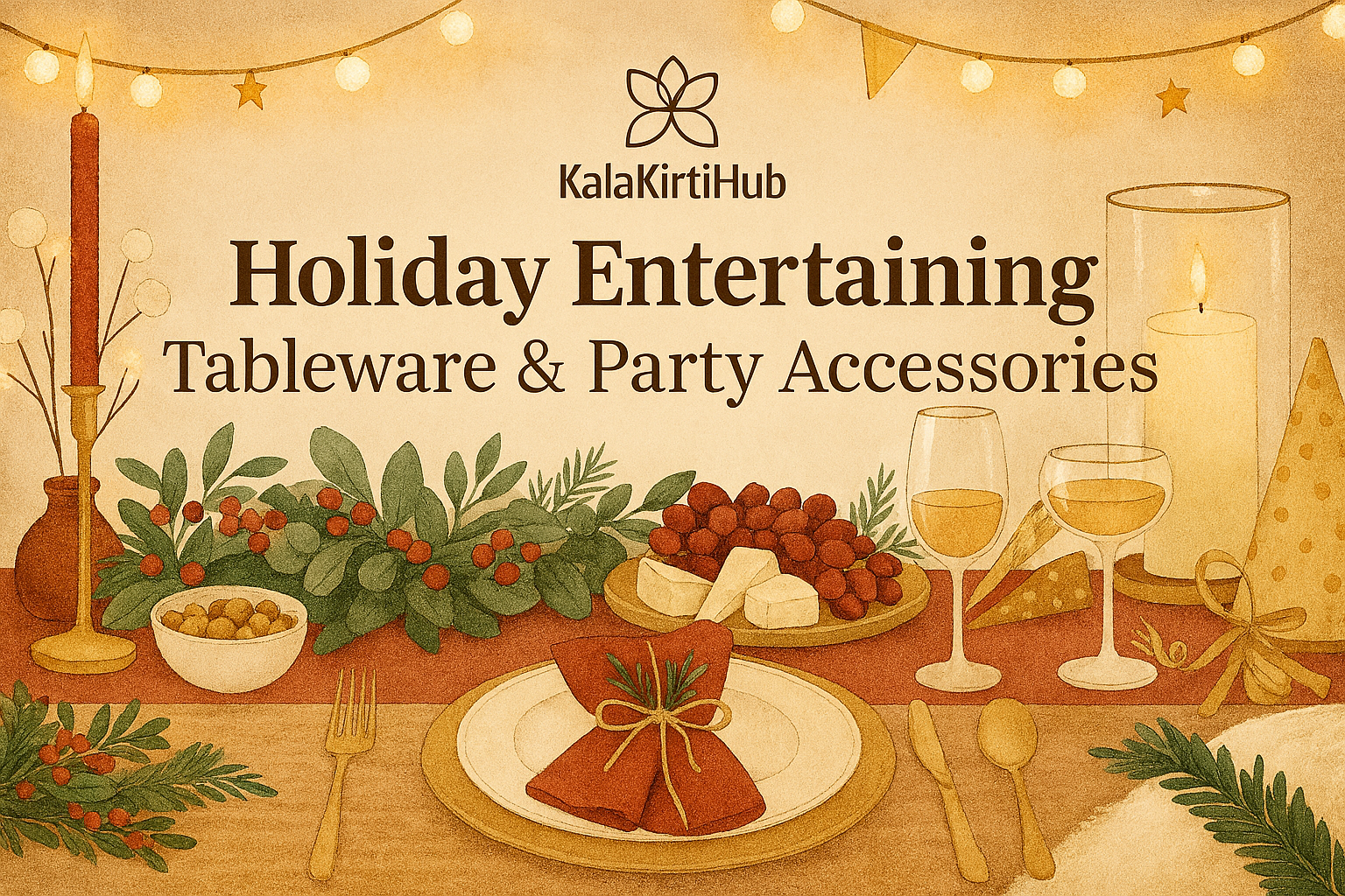 Holiday Entertaining: Tableware & Party Accessories