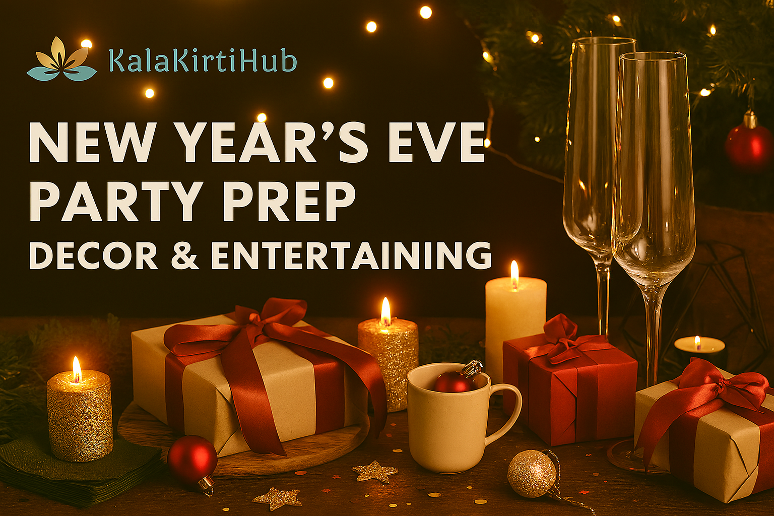 New Year’s Eve Party Prep: Decor & Entertaining