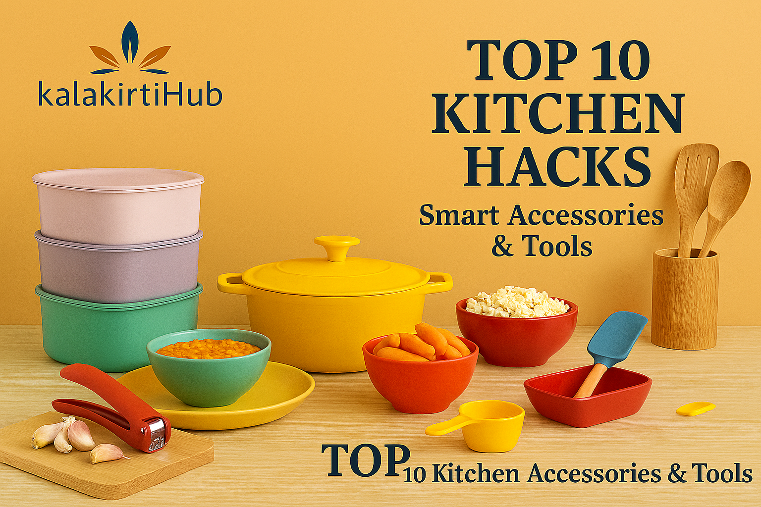 Top 10 Kitchen Hacks with KalaKirtiHub Accessories
