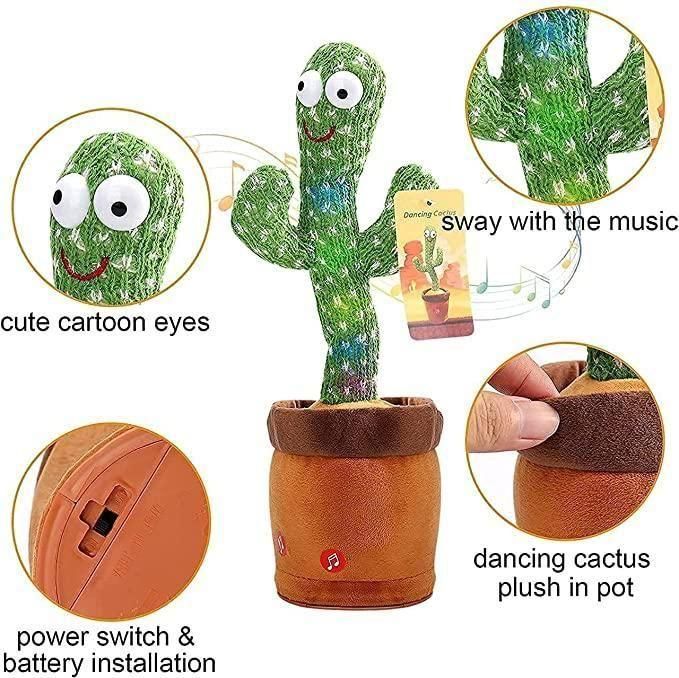 LED Musical Dancing & Mimicry Cactus Toy ra4xqa-dd