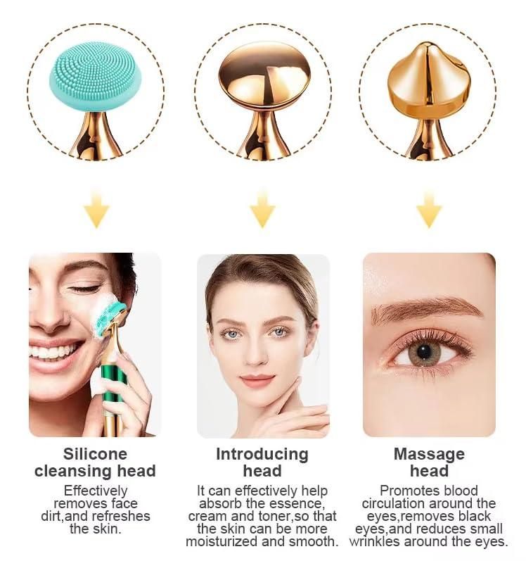 3-in-1 Face, Neck & Eyes Massager for Relaxation & Skincare | kalakirtihub ra4xqa-dd