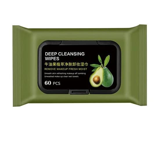 Avocado Makeup Remover Wipes (60 Pcs) Gentle Cleanser | kalakirtihub ra4xqa-dd