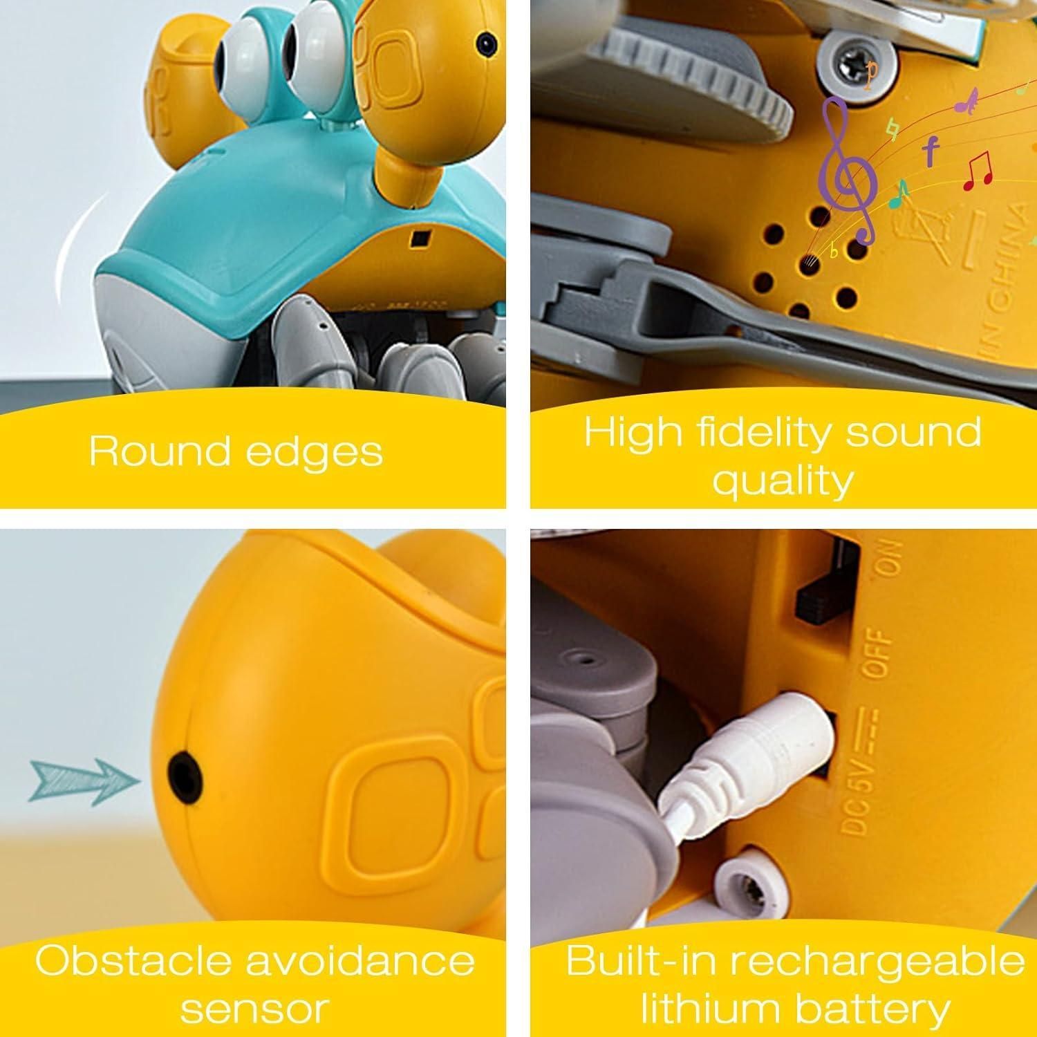 Cute Dancing Crab Toy with USB Rechargeable ra4xqa-dd