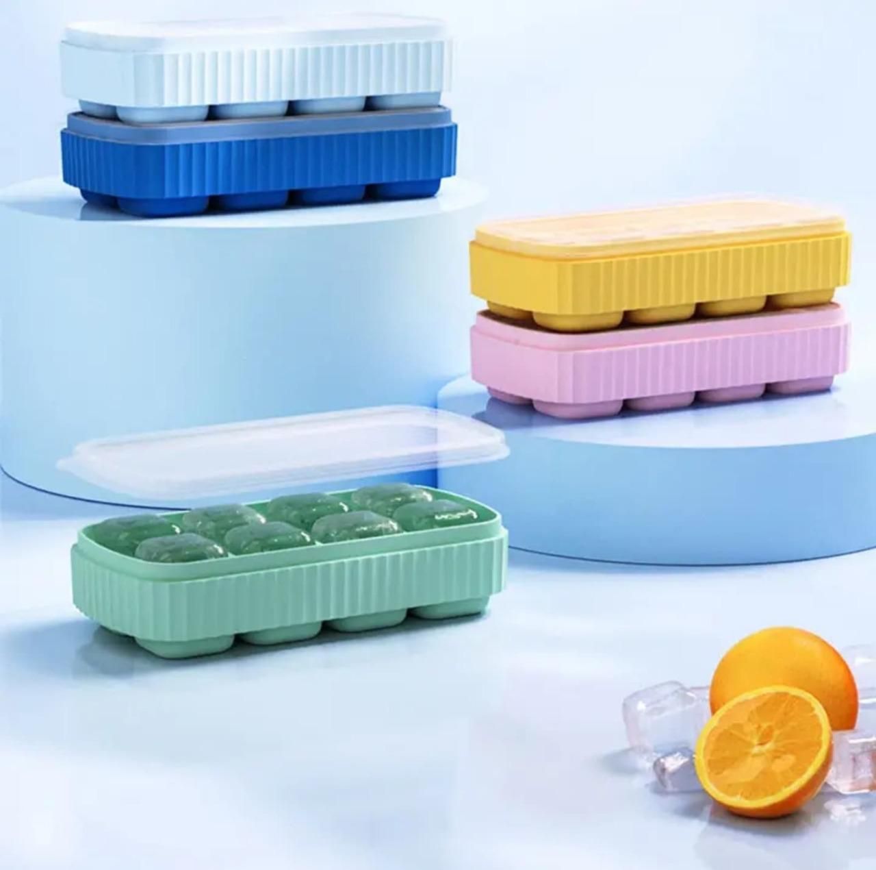 Mini Silicone Ice Cube Tray with Lid – Easy Freezing ra4xqa-dd