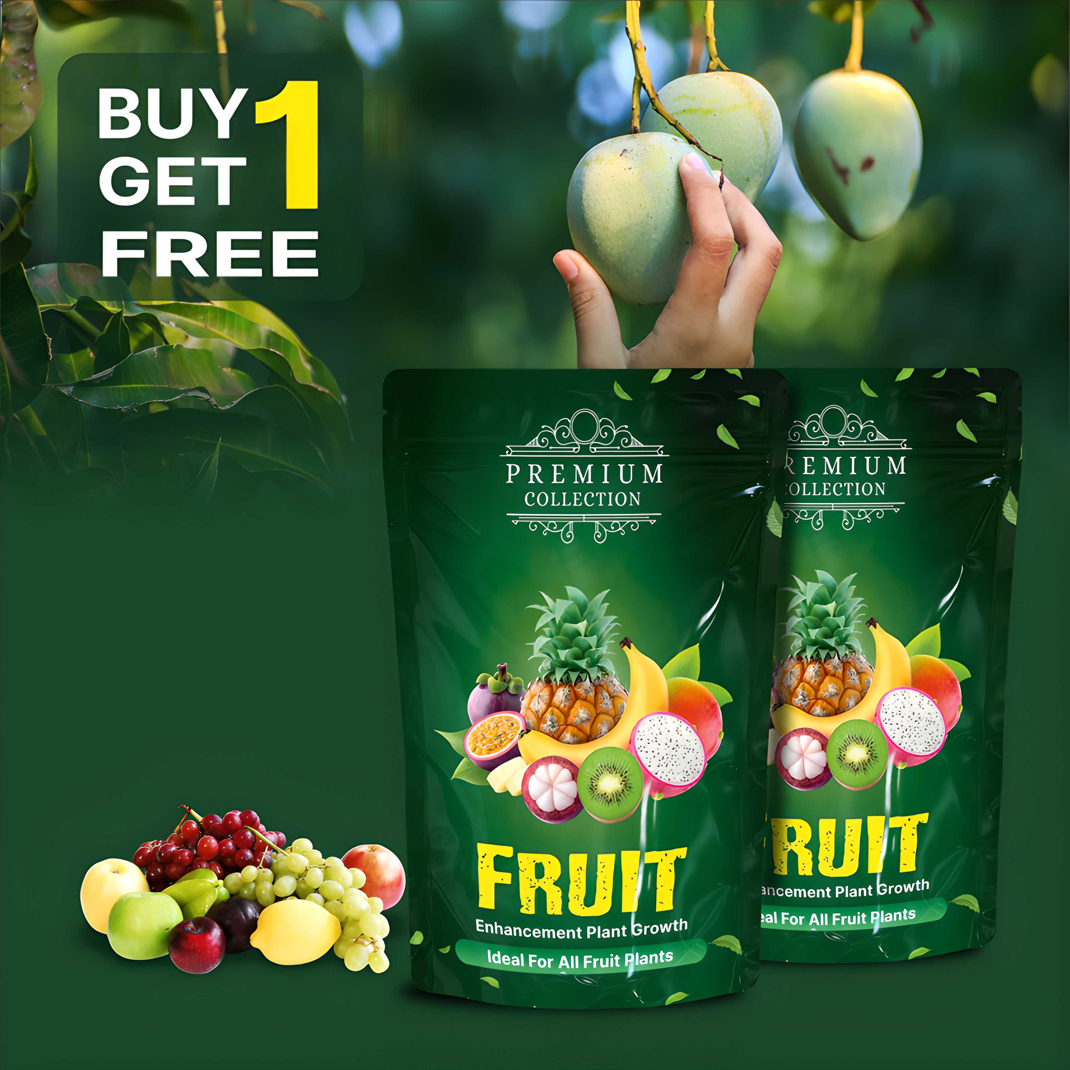 Premium Fruit Enhancement Plant Growth (Pack of 2) - KalaKirtiHub