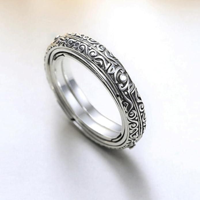 Astronomical Ball Cosmic Ring – Silver Plated Couple Jewelry ra4xqa-dd
