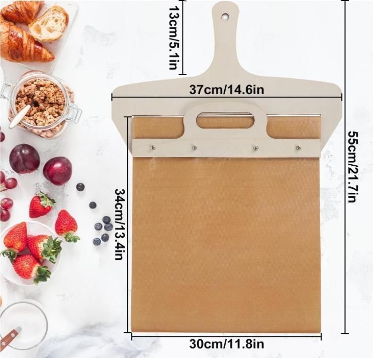 Wooden Pizza Paddle with Smooth Handle – Easy Pizza Transfer ra4xqa-dd