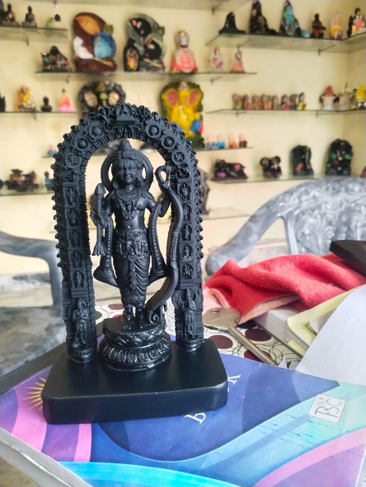 Ayodhya Ram Lala Murti 3D – Handcrafted Decorative Idol - KalaKirtiHub