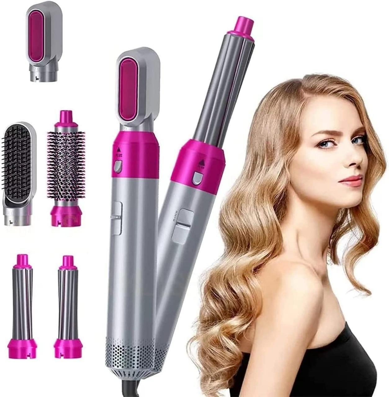 5 in 1 Hair Dryer & Styling Tool with Curler | kalakirtihub ra4xqa-dd