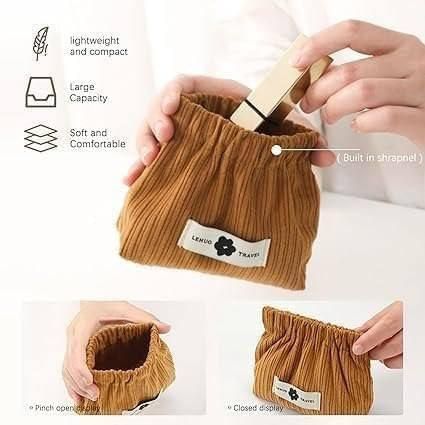 Elastic Storage Pouch Stretchable Organizer Bag (Pack of 5) ra4xqa-dd