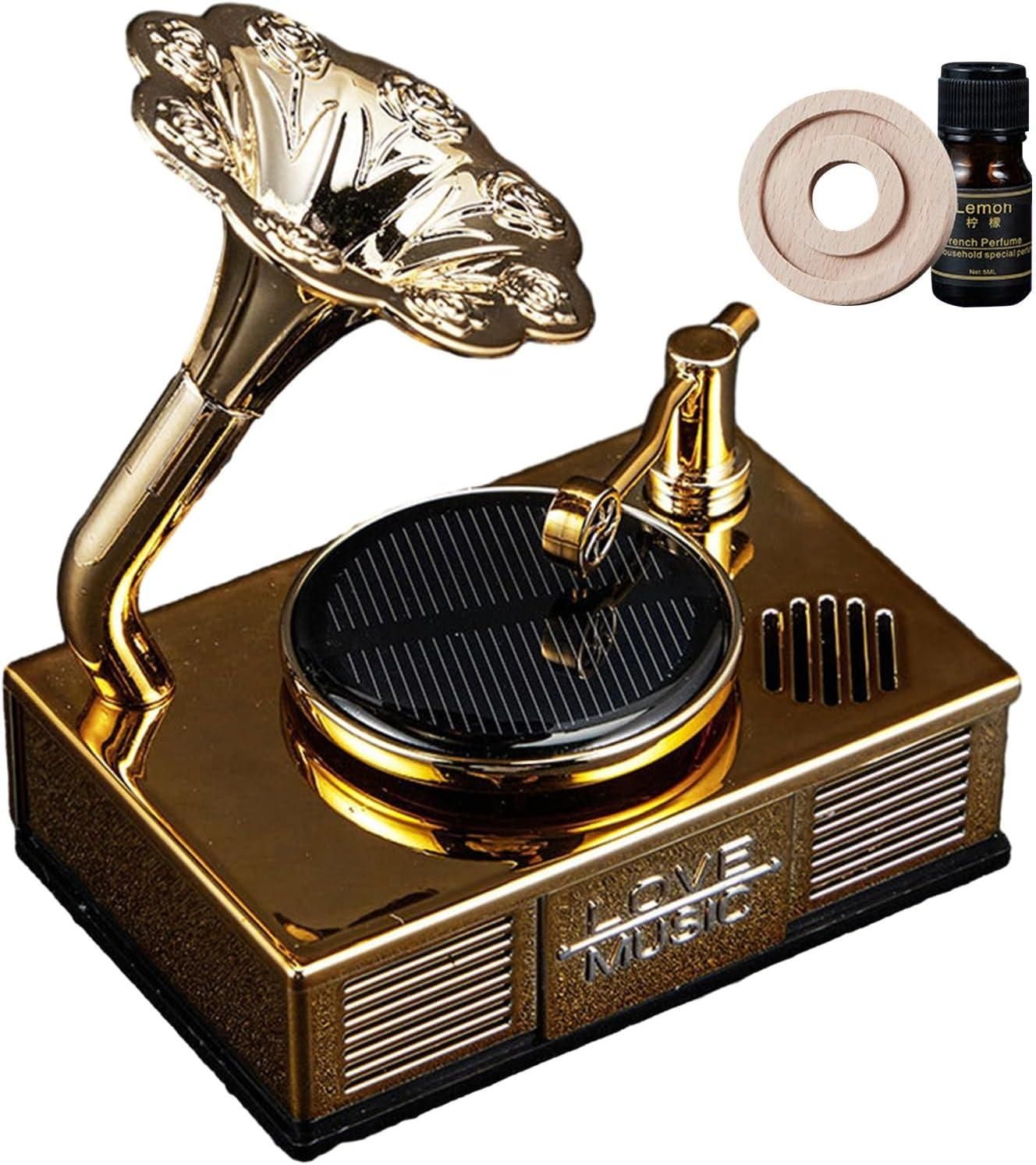 Car Vintage Phonograph Fragrance | Long Lasting Freshener – kalakirtihub ra4xqa-dd