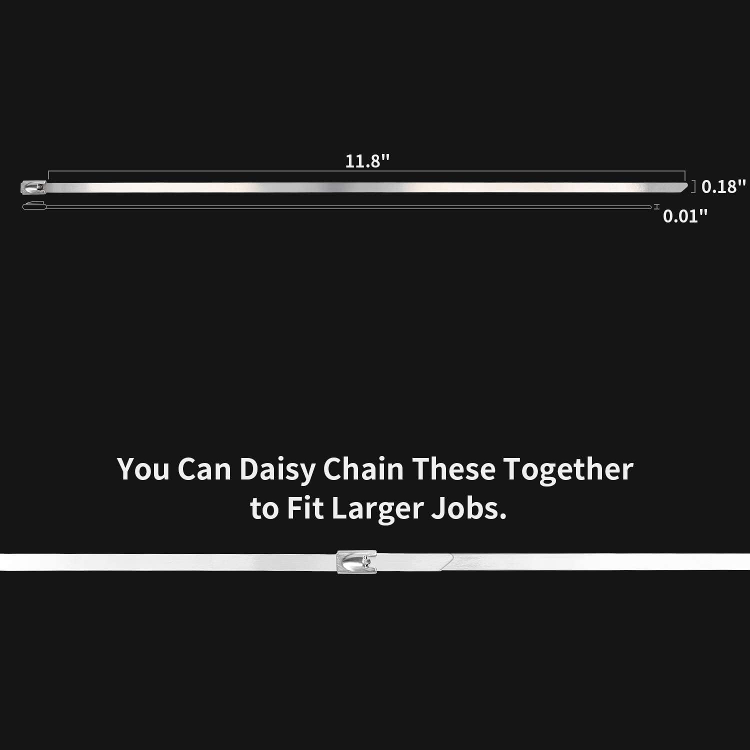 Stainless Steel Cabe Lock Ties (Pack of 10) ra4xqa-dd