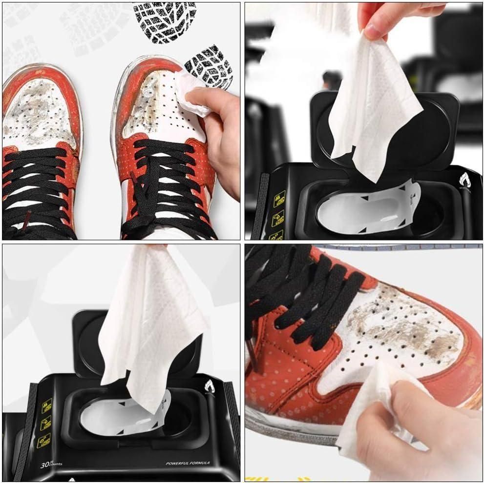 Natural Sneaker & Shoe Cleaner Wipes - 1 Packs of 80 ra4xqa-dd
