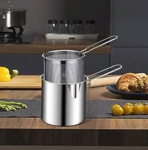 Stainless Steel Deep Fryer Pot – Kitchen Cooking Essential ra4xqa-dd