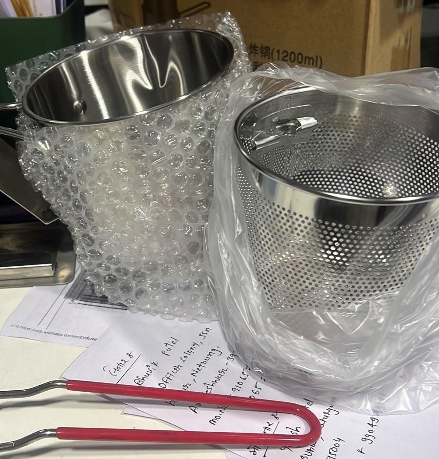 Stainless Steel Deep Fryer Pot – Kitchen Cooking Essential ra4xqa-dd