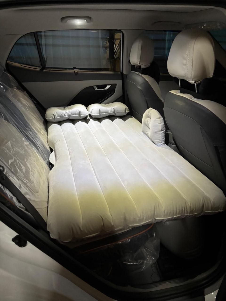 Car Travel Bed Mattress with 2 Air Pillows | Comfortable | kalakirtihub ra4xqa-dd