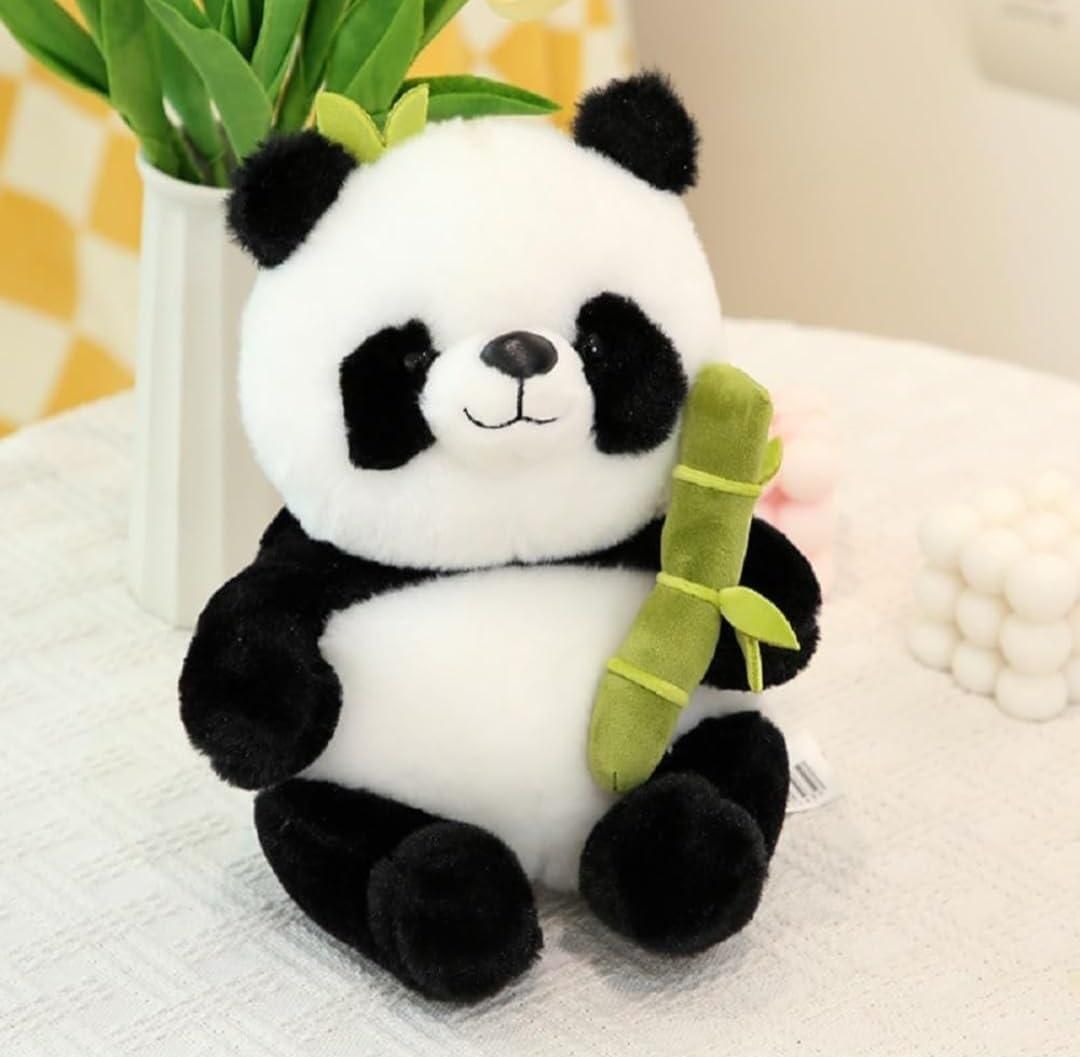 Cute Panda Plush with Bamboo – Soft Toy for Kids ra4xqa-dd