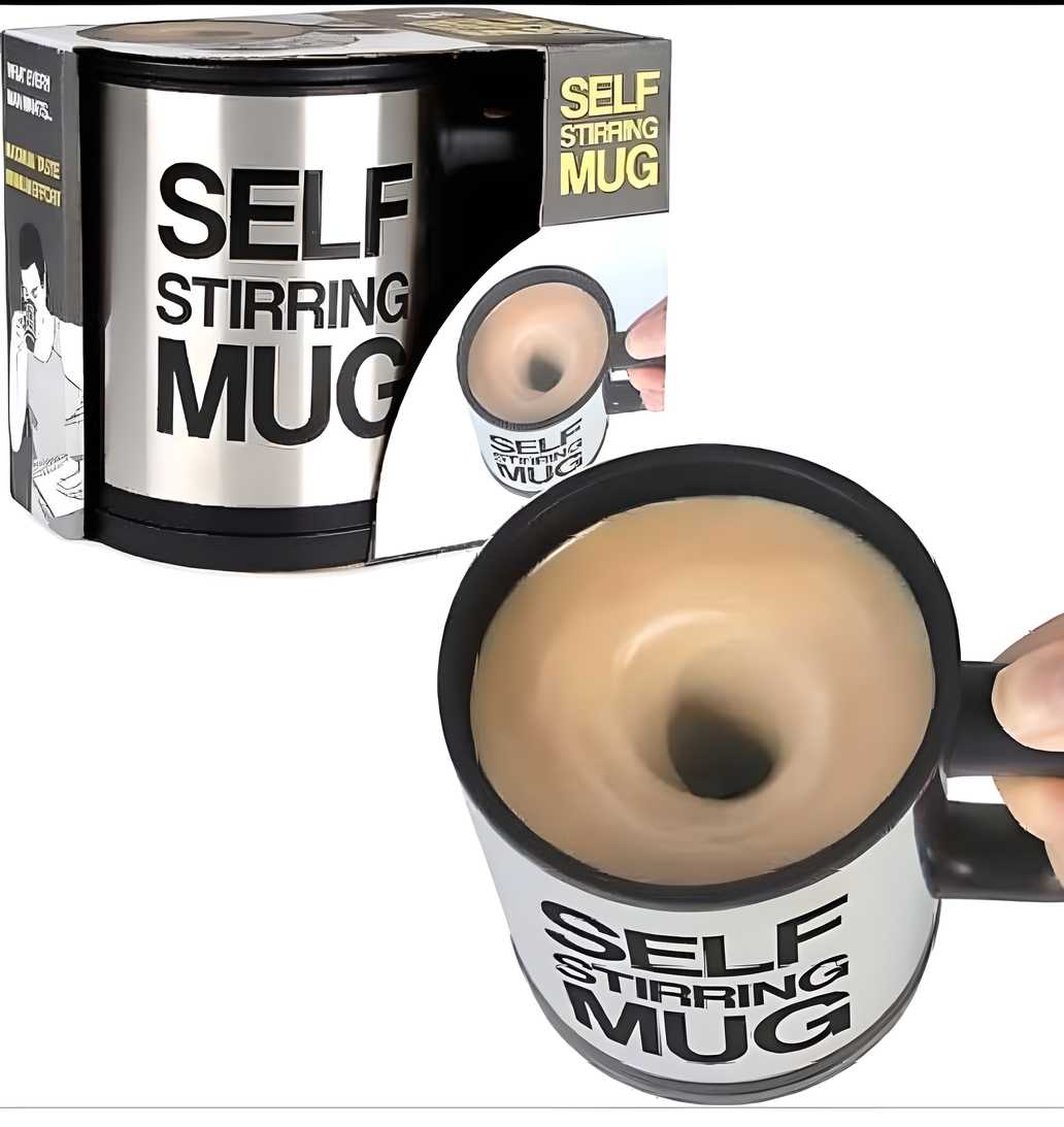 Self-Stirring Coffee Mug – Convenient Drink Mixer ra4xqa-dd