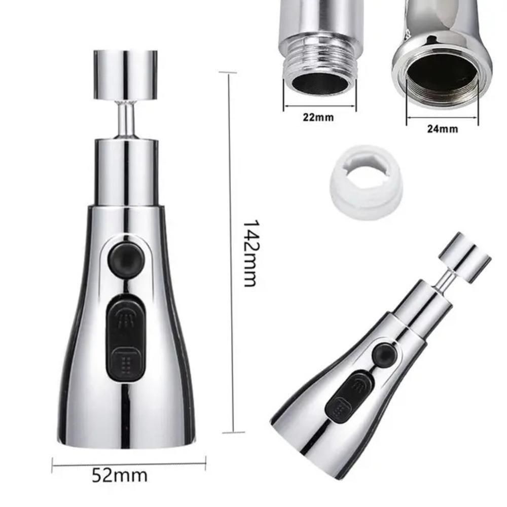 3 Modes Kitchen Sink Faucet – Adjustable Water Saving Tap - KalaKirtiHub