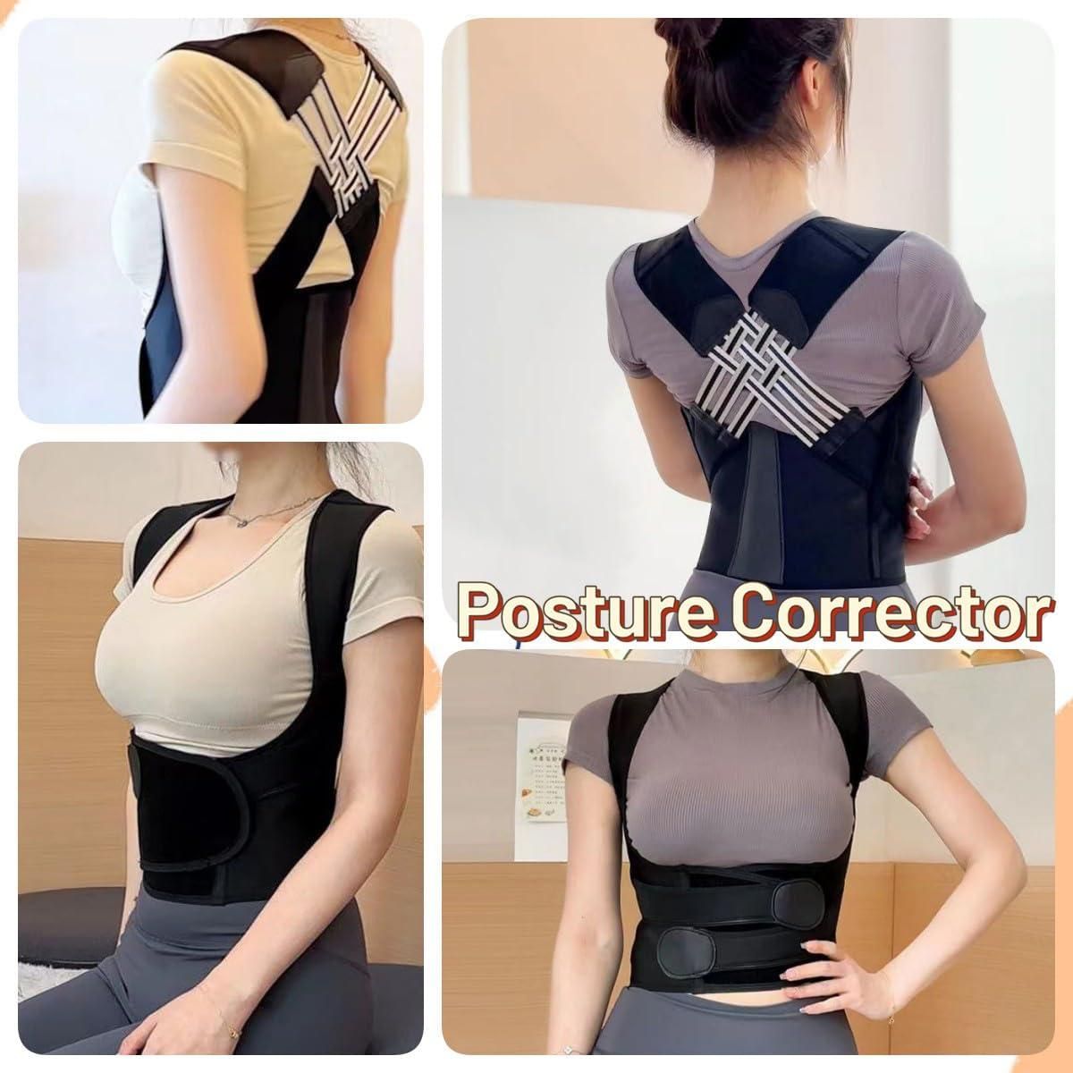 Adjustable Back Posture Corrector/ Slouching Relieve Pain Belt Women Men ra4xqa-dd
