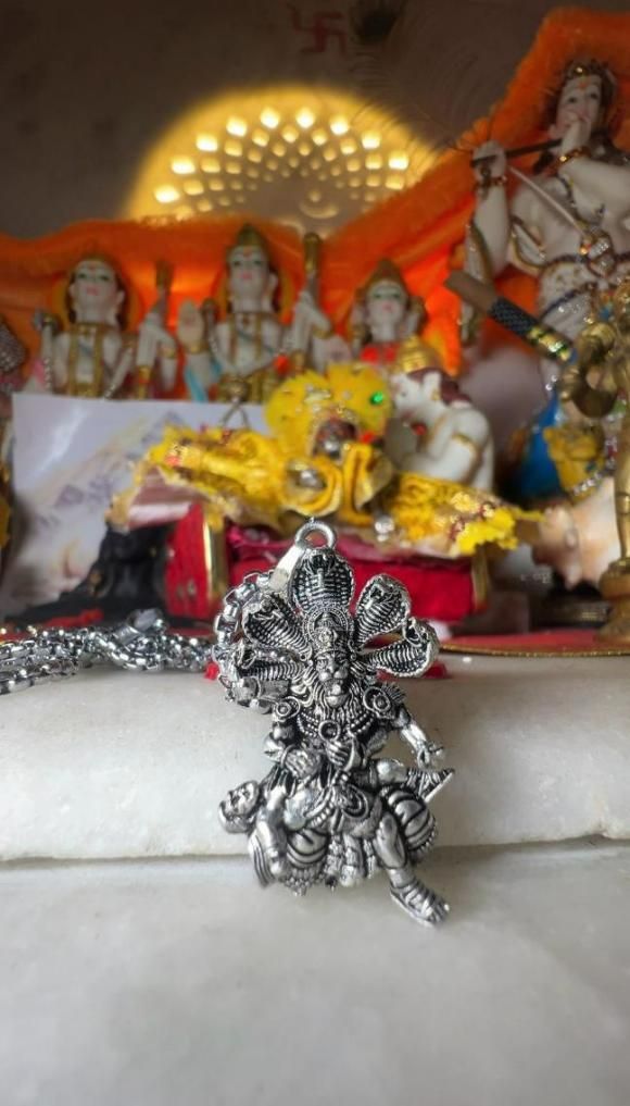 Narsimha Pendent With Chain - KalaKirtiHub