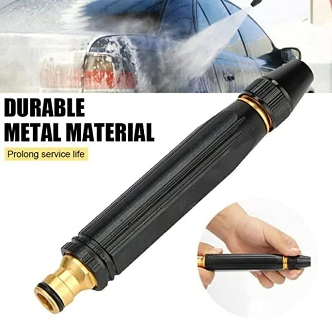Portable High Pressure Water Nozzle (Black) - KalaKirtiHub