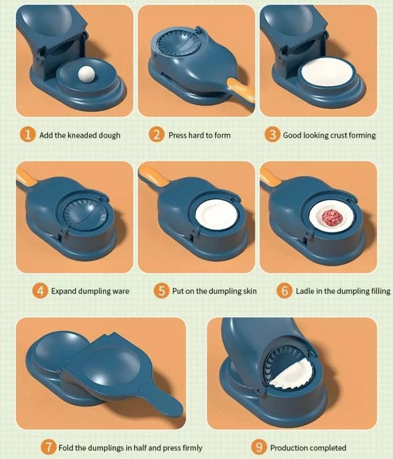 Momos & Gujiya Maker – Kitchen Dough Press Tool - KalaKirtiHub