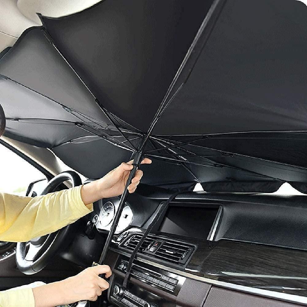 Car Windshield Sun Shade Umbrella | UV Protection & Heat Block ra4xqa-dd