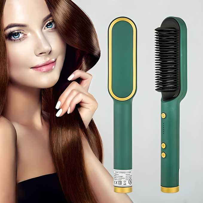 Professional Electric Hair Straightener Comb Brush for Styling | kalakirtihub ra4xqa-dd