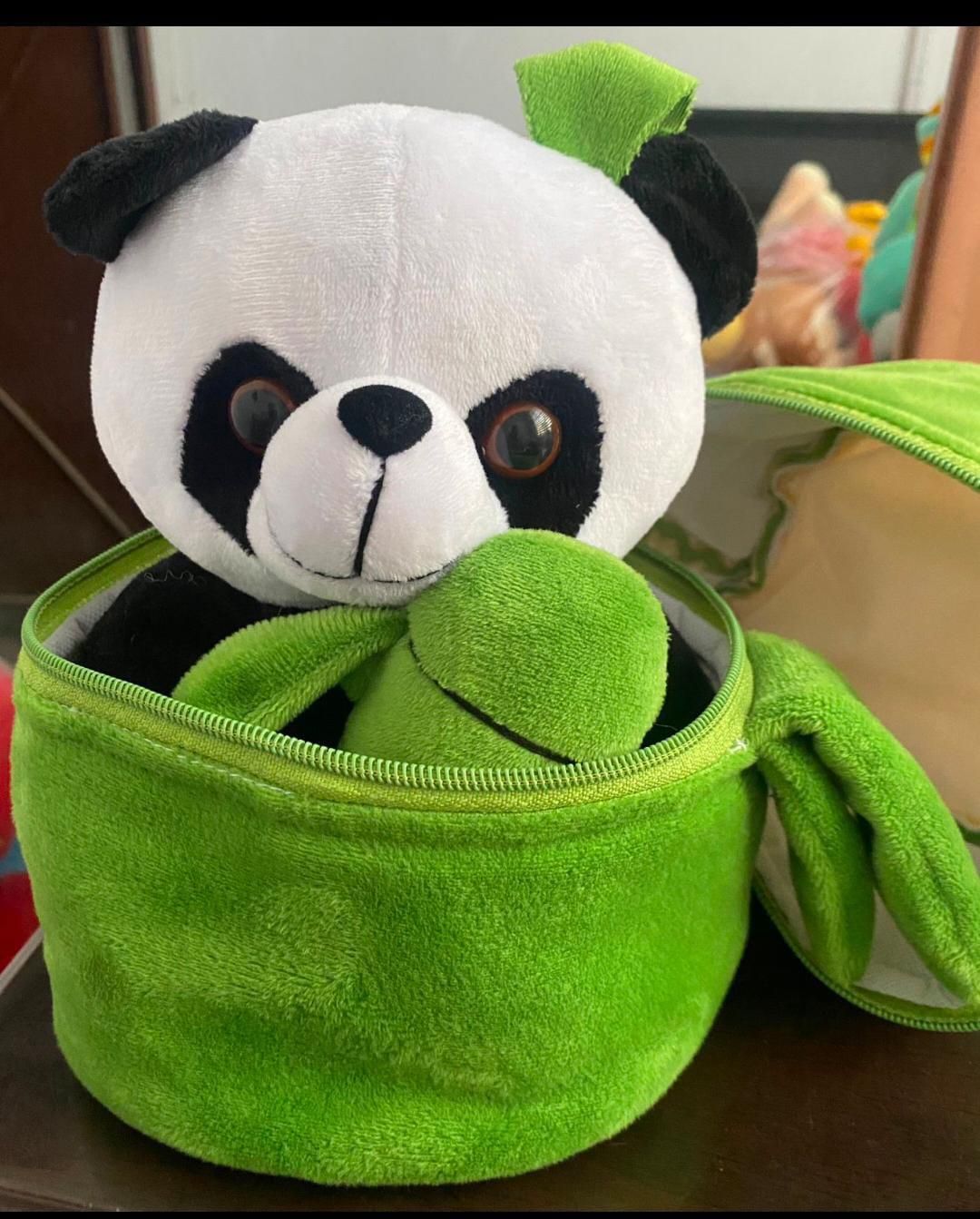Cute Panda Plush with Bamboo – Soft Toy for Kids ra4xqa-dd