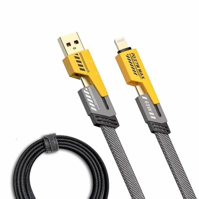 USB C 4-in-1 Lightning Cable for Fast Charging – kalakirtihub ra4xqa-dd