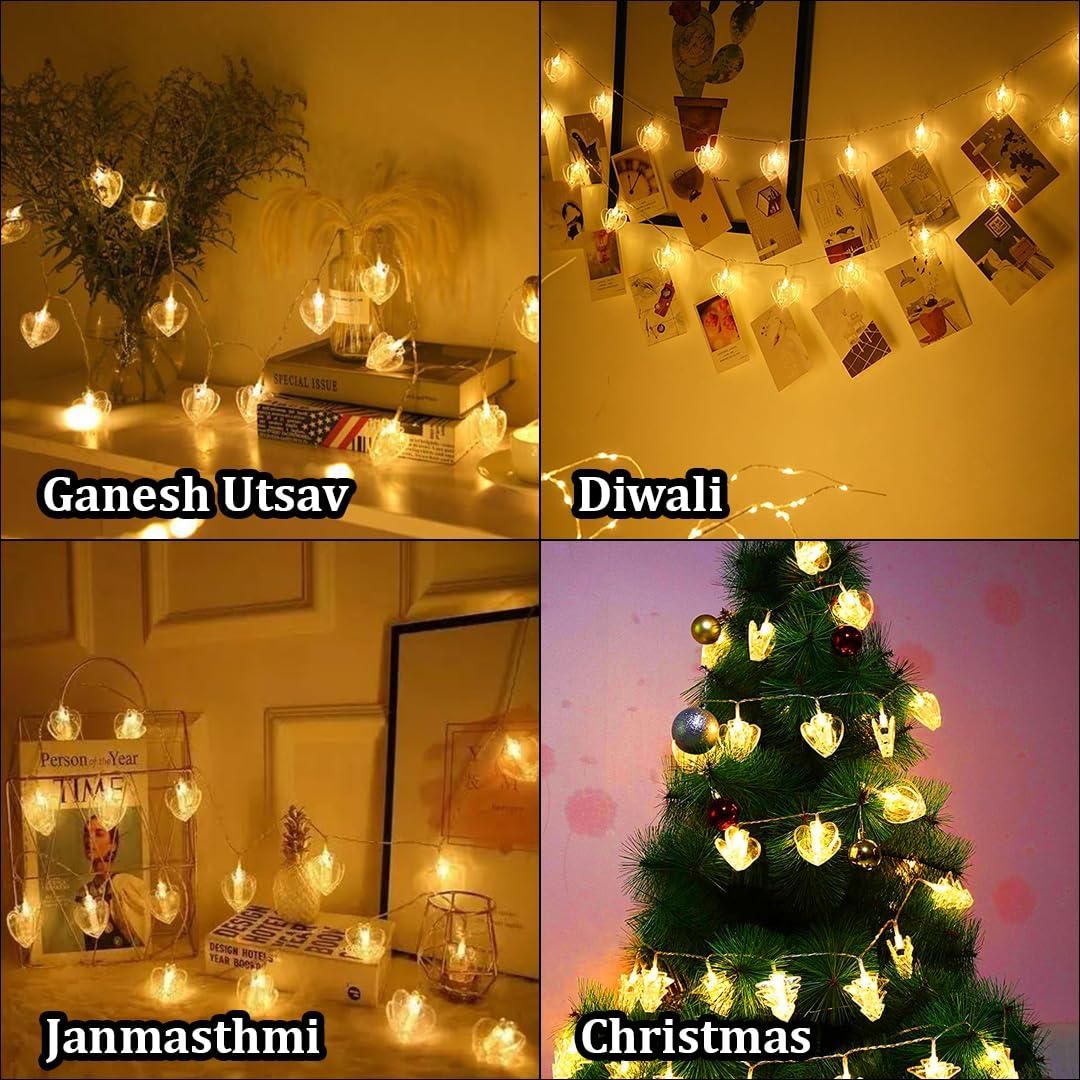 Heart Shaped Led Lights - KalaKirtiHub