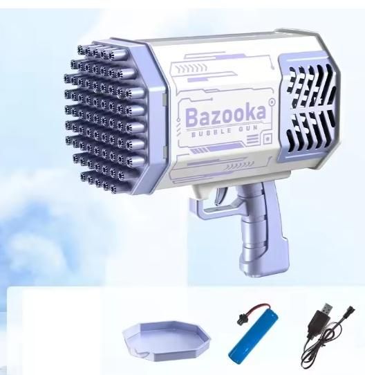 Bubble Gun Machine Kids Automatic Soap Based Bubble Blower ra4xqa-dd