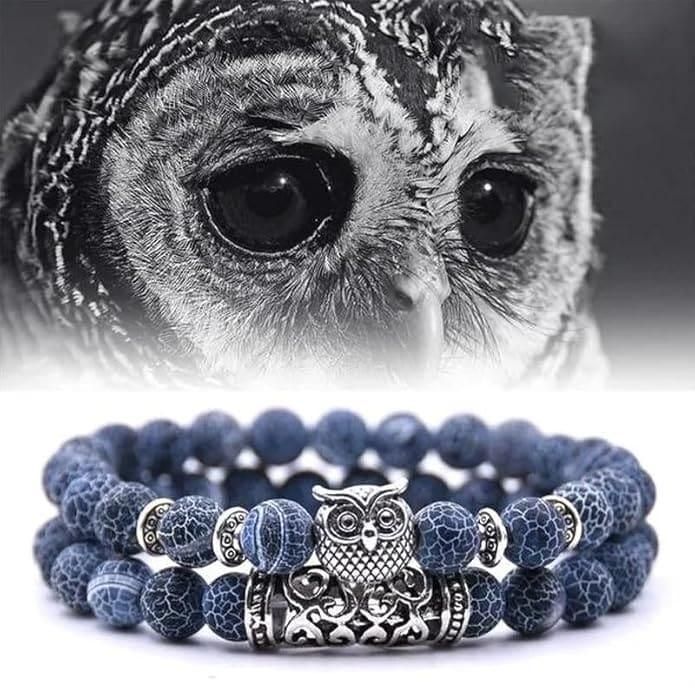 Natural Stone Owl Bracelet | Stylish Jewelry Collection KalaKirtiHub ra4xqa-dd