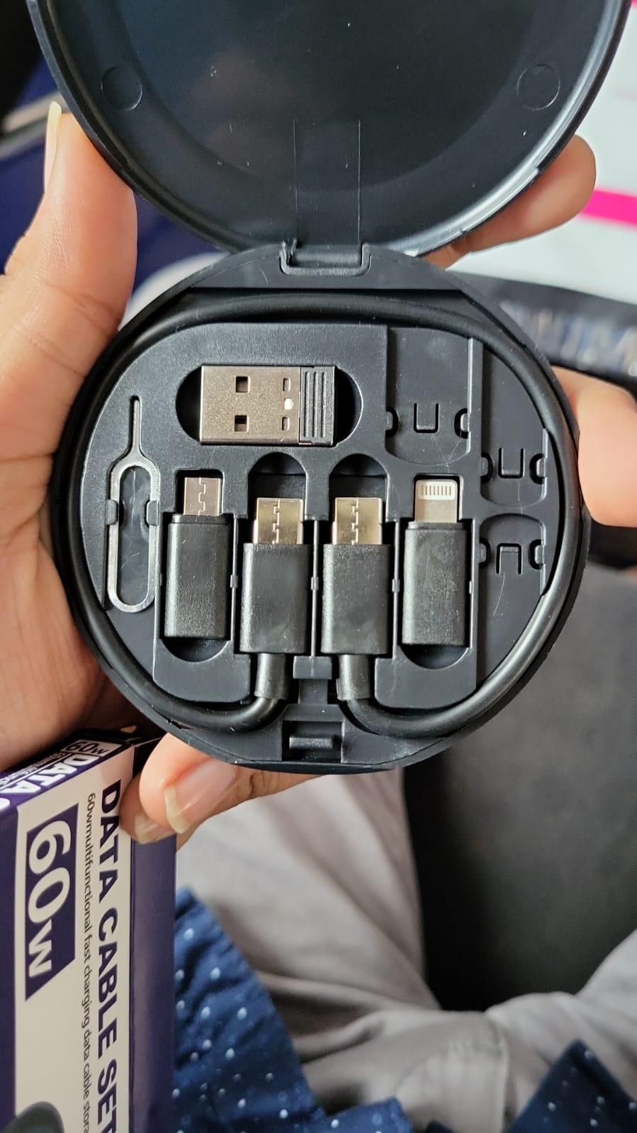Fast Charging Travel Cable Set | Multi-Device Charger – kalakirtihub ra4xqa-dd
