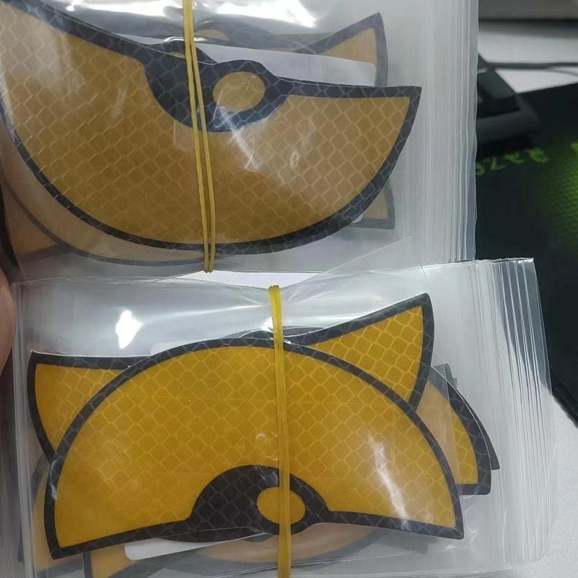 Monster Eyes Car Reflective Stickers (2 Pcs, Pack of 1) | kalakirtihub ra4xqa-dd