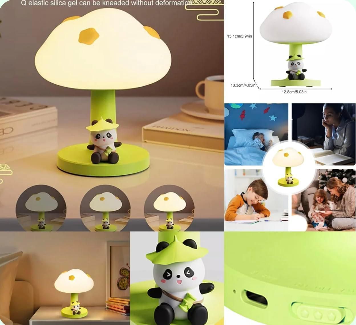 Cute Silicone Panda Night Light – Kids’ Bedroom Lamp ra4xqa-dd