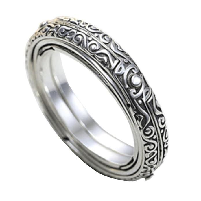 Astronomical Ball Cosmic Ring – Silver Plated Couple Jewelry ra4xqa-dd