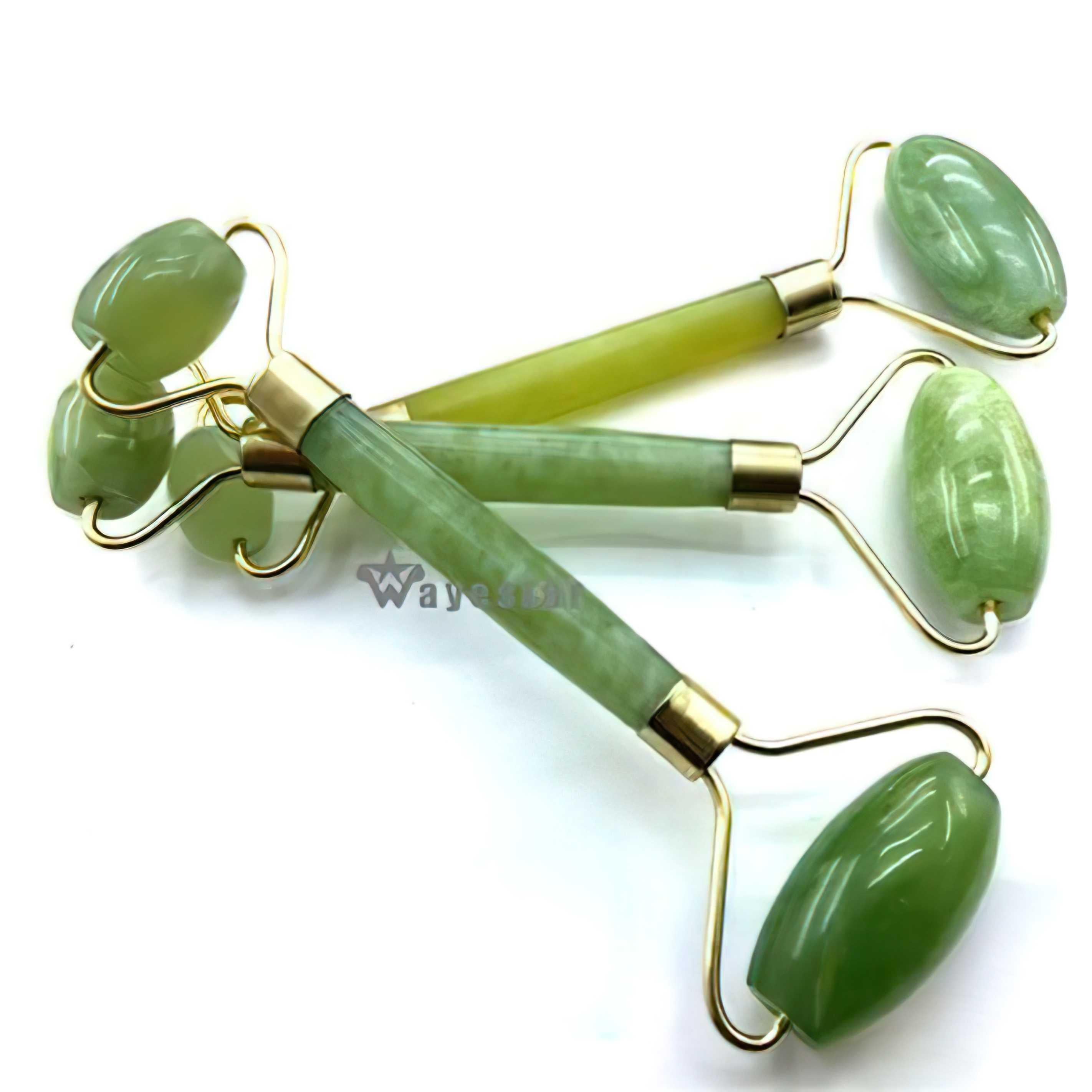 Natural Jade Stone Massage Roller for Face & Body | kalakirtihub ra4xqa-dd