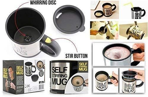 Self-Stirring Coffee Mug – Convenient Drink Mixer ra4xqa-dd