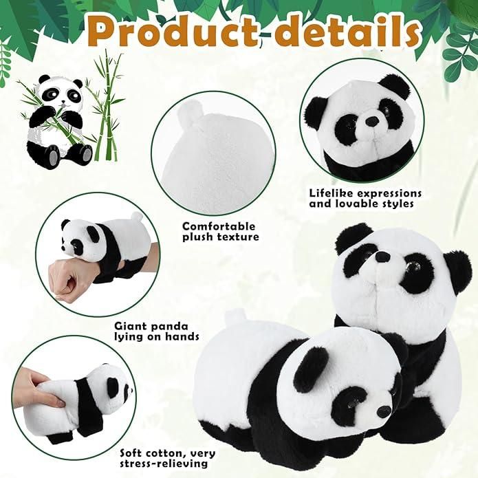 Unisex  Stuffed Animal Slap Bracelets Plush Panda ra4xqa-dd