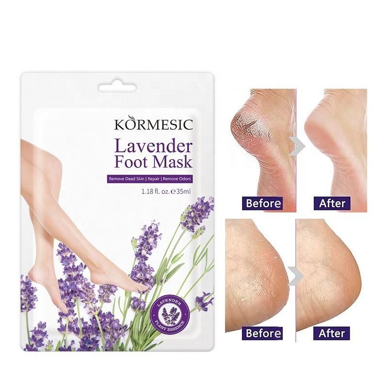 Moisturizing Lavender Foot Mask Repair Revitalize Exfoliating For Feet Spa Pedicure Exfoliant Skin Care ra4xqa-dd