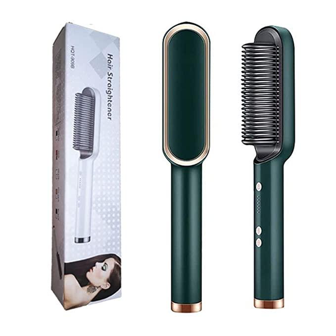 Professional Electric Hair Straightener Comb Brush for Styling | kalakirtihub ra4xqa-dd