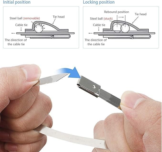 Stainless Steel Cabe Lock Ties (Pack of 10) ra4xqa-dd