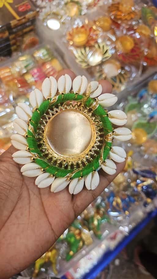 Cowrie Shell Design Tealight Holder Pack of 2 ra4xqa-dd