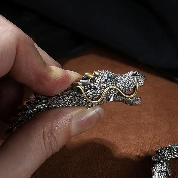 Dragon Scale Bracelet – Unique Men's Fashion Jewelry - KalaKirtiHub