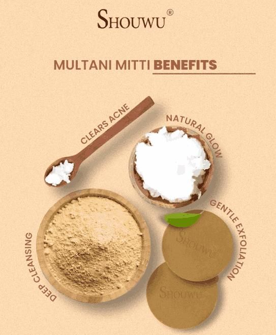 Shoumu Multani Mitti Glycerin Soap 100g for Clear Skin | kalakirtihub ra4xqa-dd
